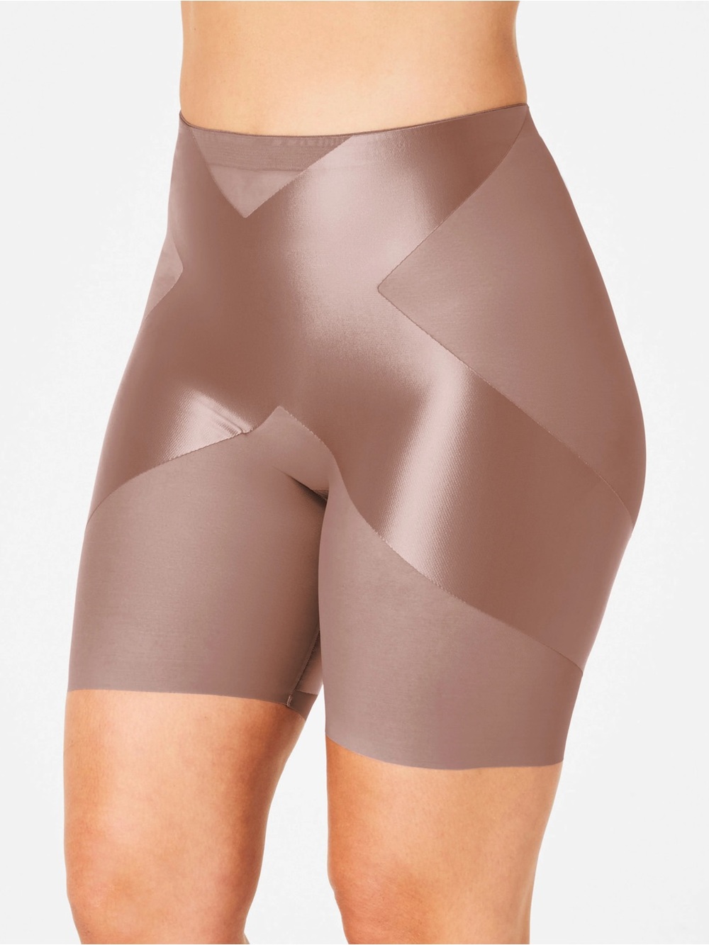 SPANXshape Satin-X Mid-Thigh Short Size S